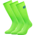 BIDI BADU Bekleidung BIDI BADU Matayo Crew Tech Sportsocken 3er Pack Herren-Neongrün,Blau