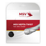 MSV MSV Hepta-Twist Saitenset 12m-Schwarz