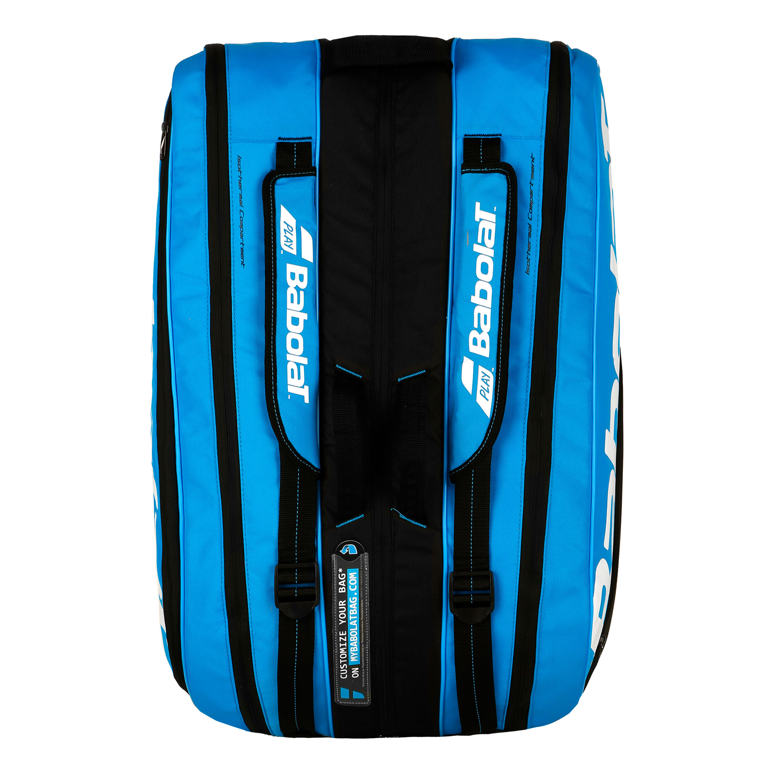 Pure Drive Racket Holder X12 Schlagertasche Hellblau Schwarz