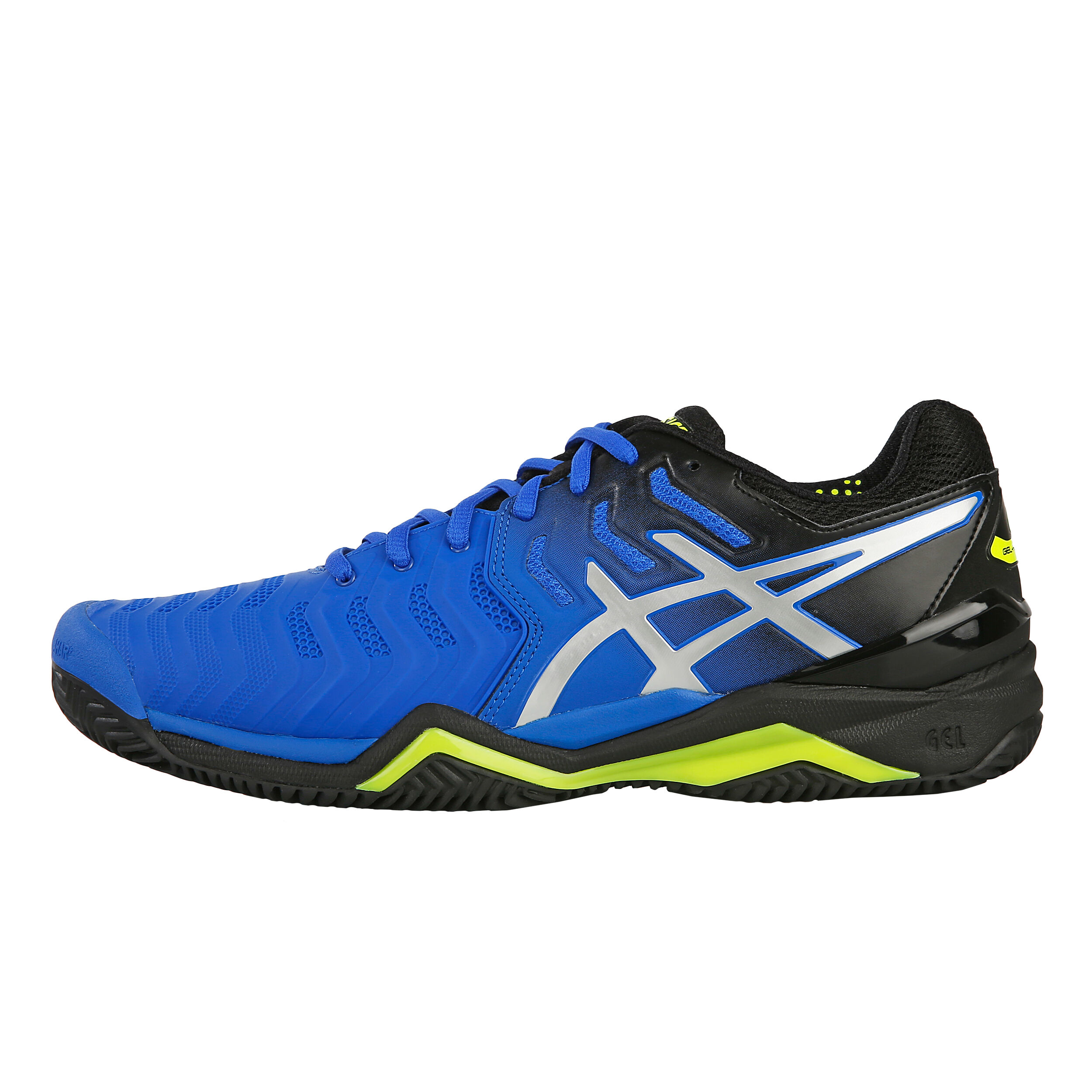 Asics gel resolution 7 shop clay 2019 blau/schwarz tennisschuhe herren