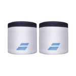 Babolat Bekleidung Babolat Logo Schwei&szlig;band Unisex - wei&szlig;, hellblau