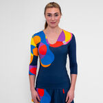 BIDI BADU Bekleidung BIDI BADU Twiggy Longsleeve Damen-Dunkelblau,Mehrfarbig