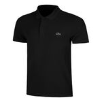 Lacoste Bekleidung Lacoste Ribbed Collar Polo Polo Herren - schwarz
