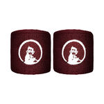 Quiet Please Tennisbekleidung Quiet Please Short Schweißband 2er Pack-Weinrot