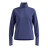 Essential Thermal Midlayer 1/2 Zip Laufshirt Damen-Blau