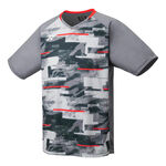 Yonex Bekleidung Yonex Crew Neck T-Shirt Herren-Grau