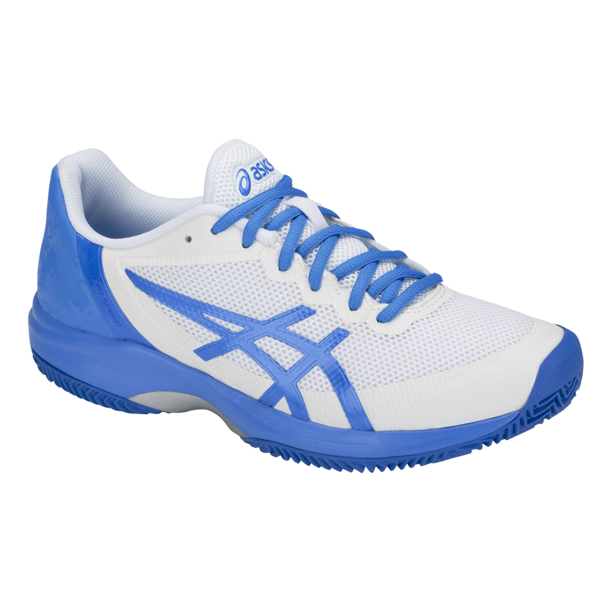 Asics Gel Court Speed Clay Sandplatzschuh Damen Weiß Blau online