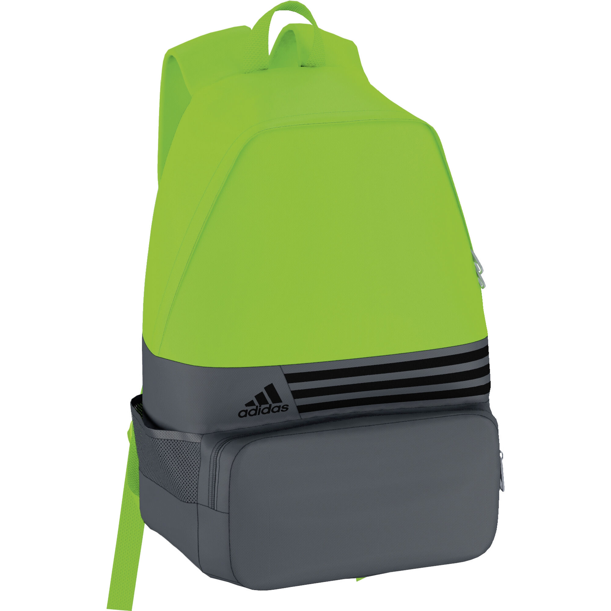Adidas Der Backpack 3 Stripes Rucksack Neongrun Grau Online Kaufen Tennis Point