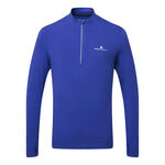 Ronhill Bekleidung Ronhill Core Thermal 1/2 Zip Laufshirt Herren-Blau