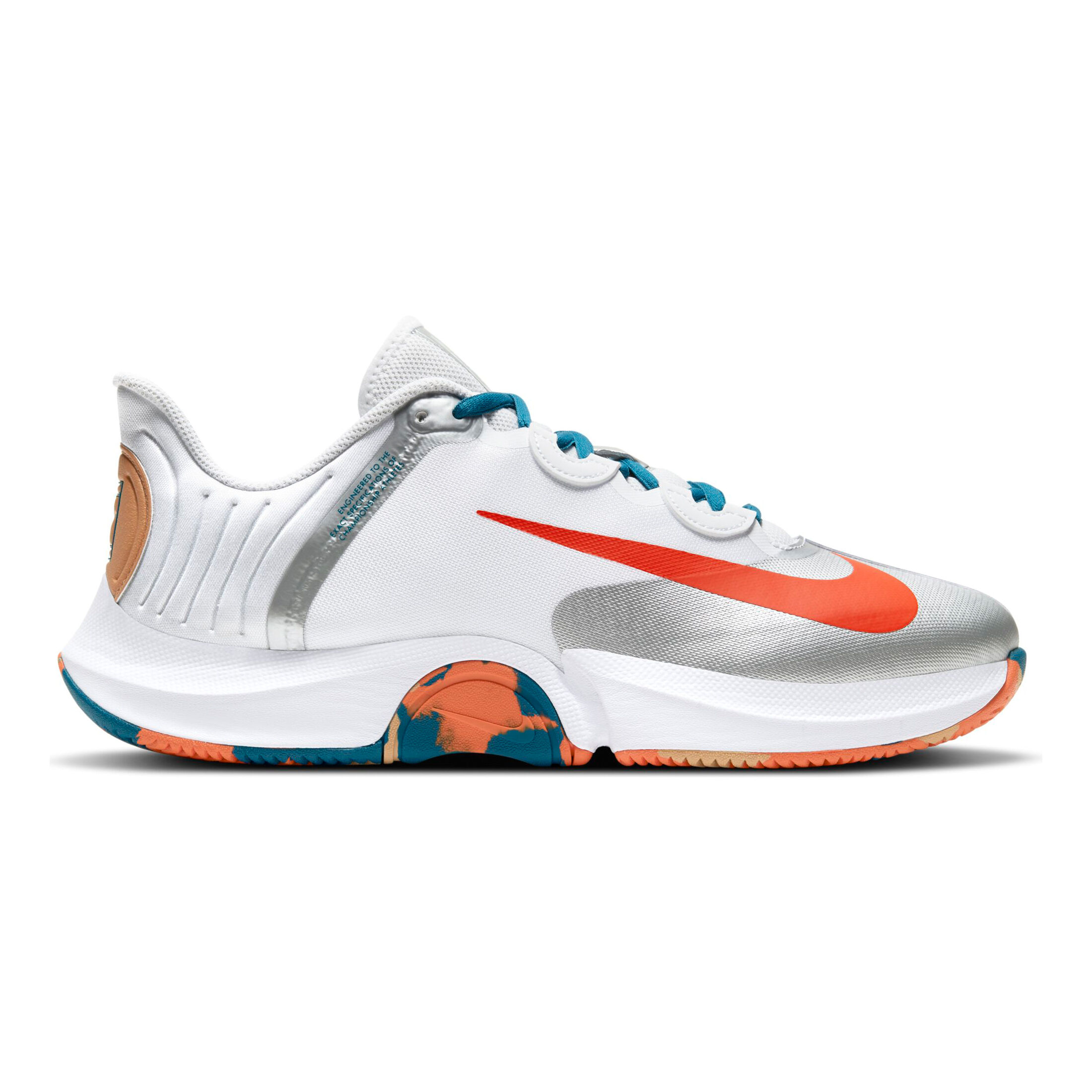 Nike Court Air Zoom GP Turbo Allcourtschuh Herren WeiB Orange online kaufen Tennis Point DE
