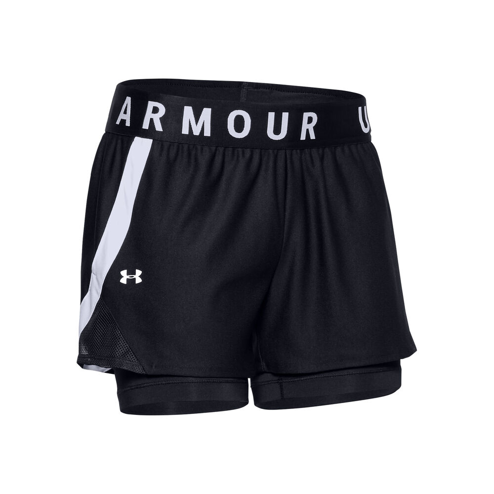 Under Armour Play Up 2in1 Shorts Damen in schwarz, Größe: XS