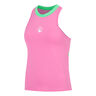 Racerback 2.0 Tank-Top Damen-pink, wei&szlig;