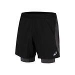 ASICS Bekleidung ASICS Road 2in1 7in Laufshorts Herren-Schwarz