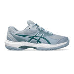 ASICS Tennisschuhe ASICS GEL-GAME GS/OC Sandplatzschuh Kinder-grau, dunkelgrau