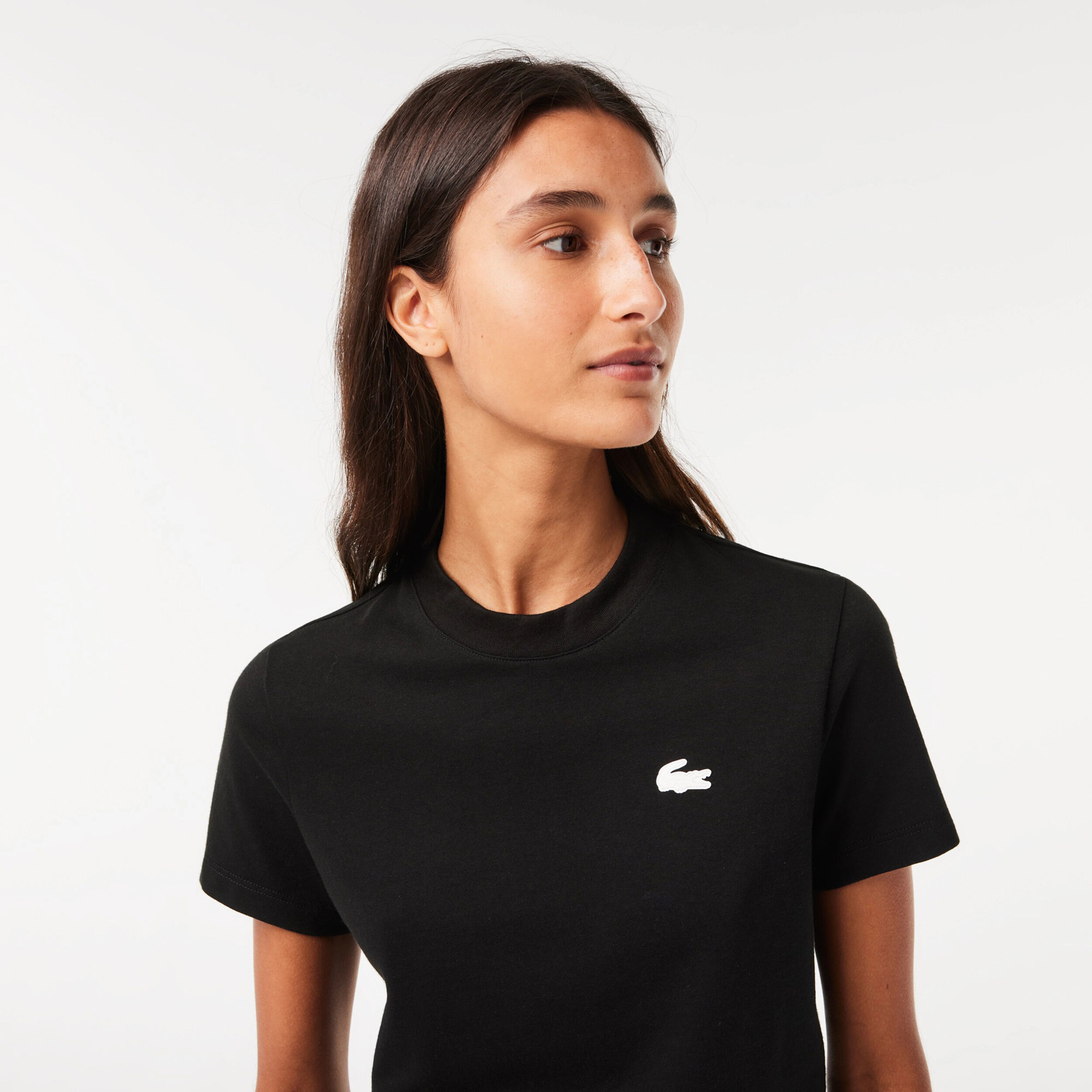 Black t shirt women shop