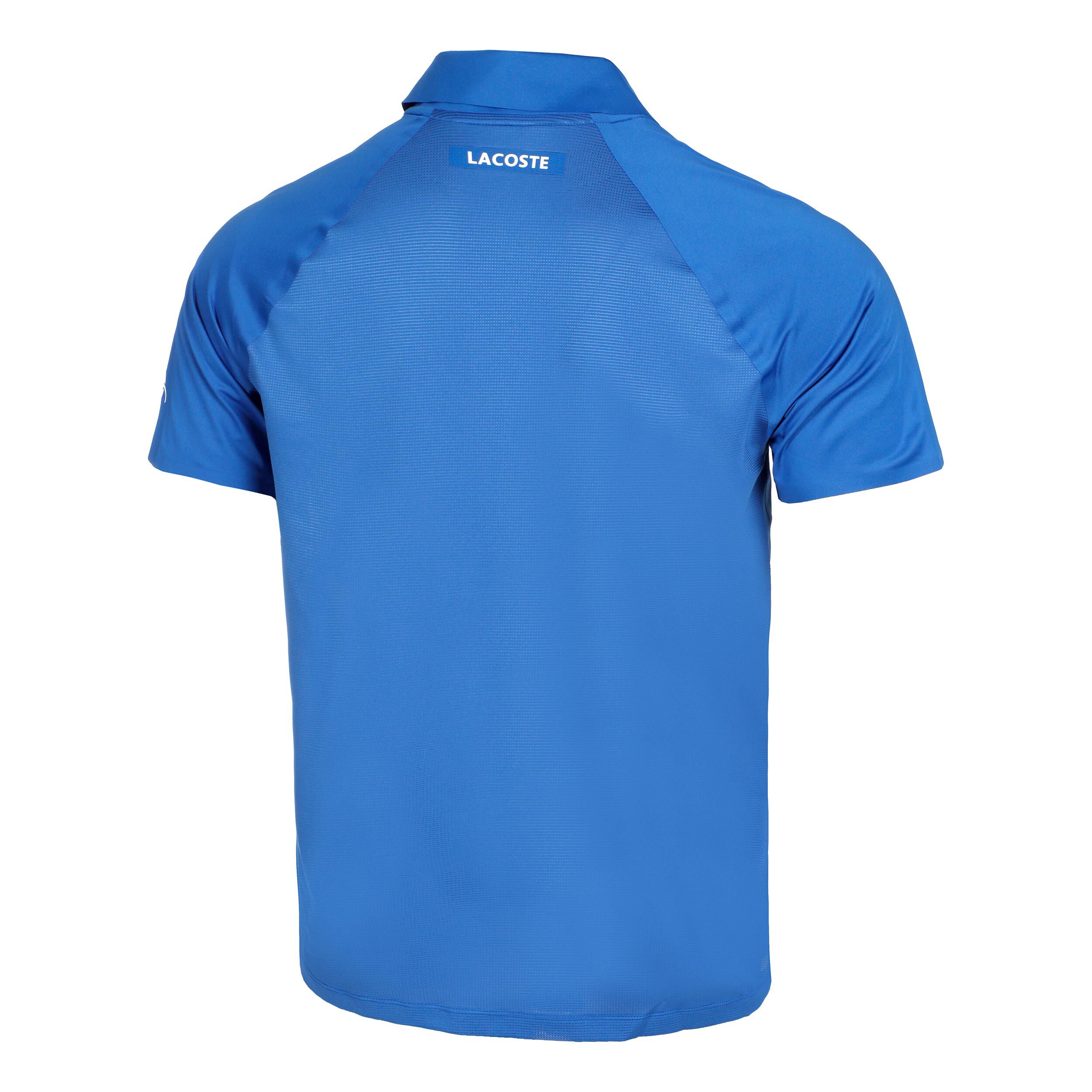 Royal blue lacoste polo outlet