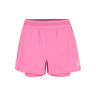Rematch 2in1 Shorts Damen - pink, wei&szlig;