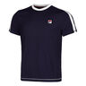Elias T-Shirt Herren-Dunkelblau,Weiß