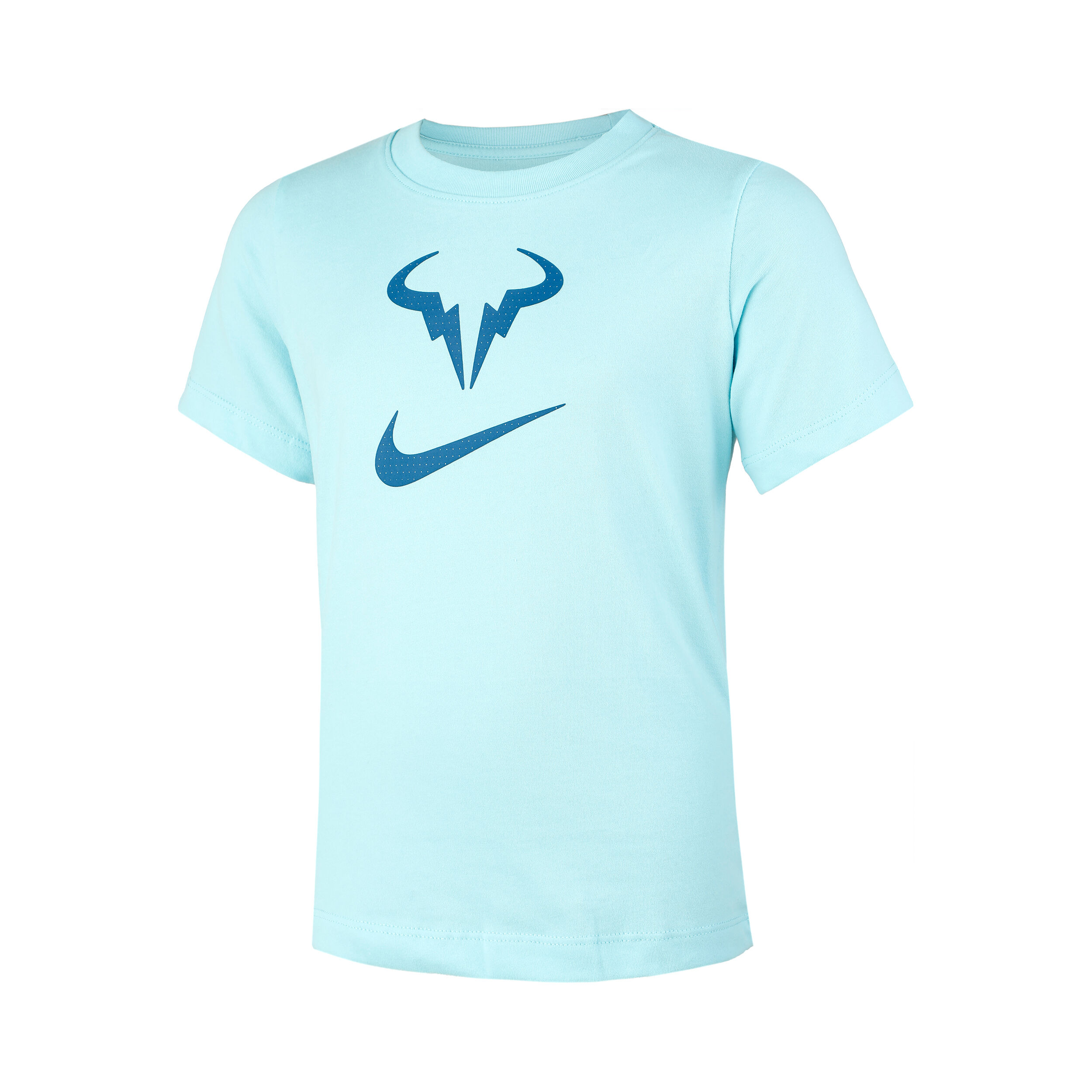 Rafael Nadal Dri Fit Rafa T Shirt Jungen Turkis Blau