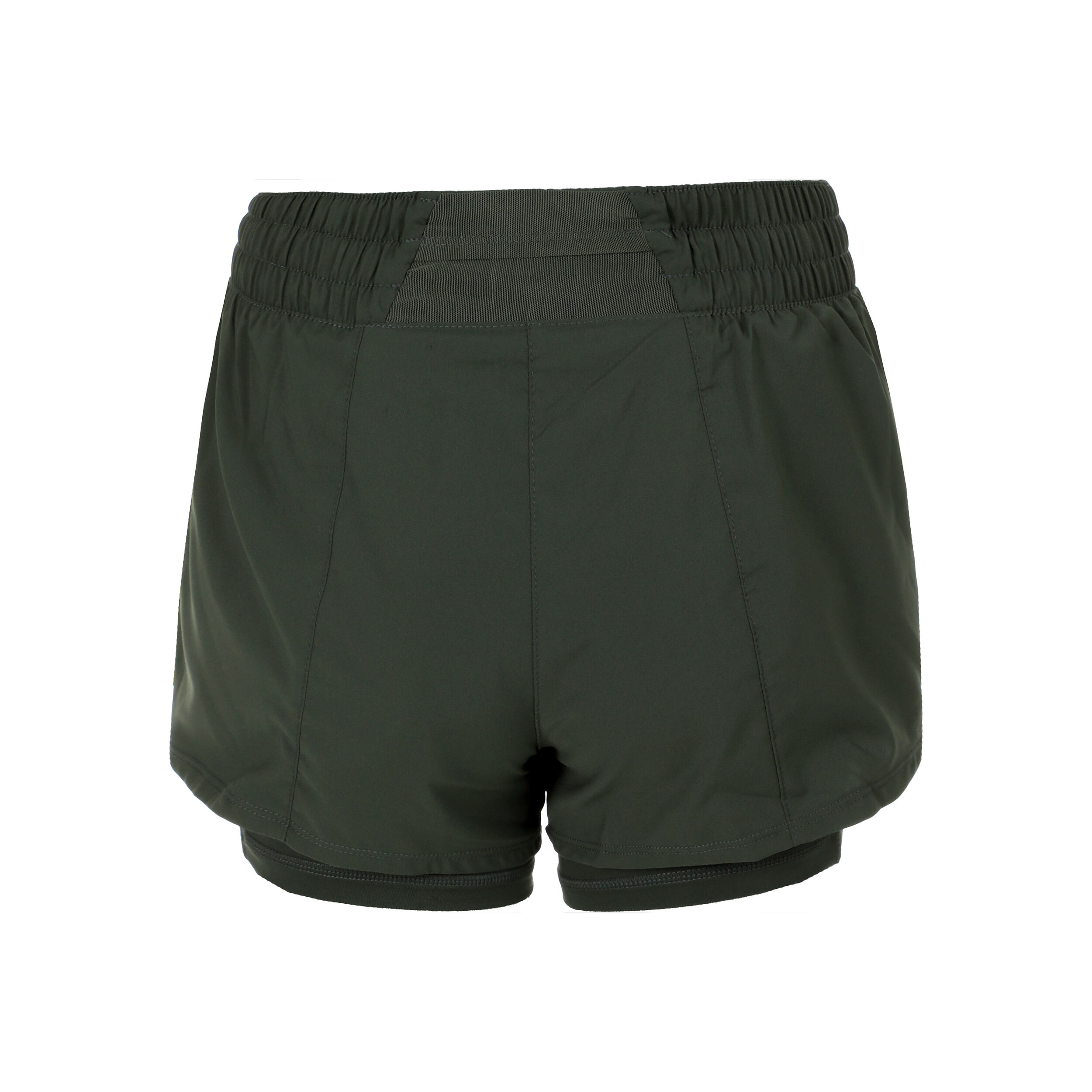 Dri Fit One 3in1 Shorts Damen Grun Silber