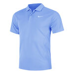Nike Tennisbekleidung Nike Dri-Fit Victory Court Solid Polo Herren - hellblau, wei&szlig;