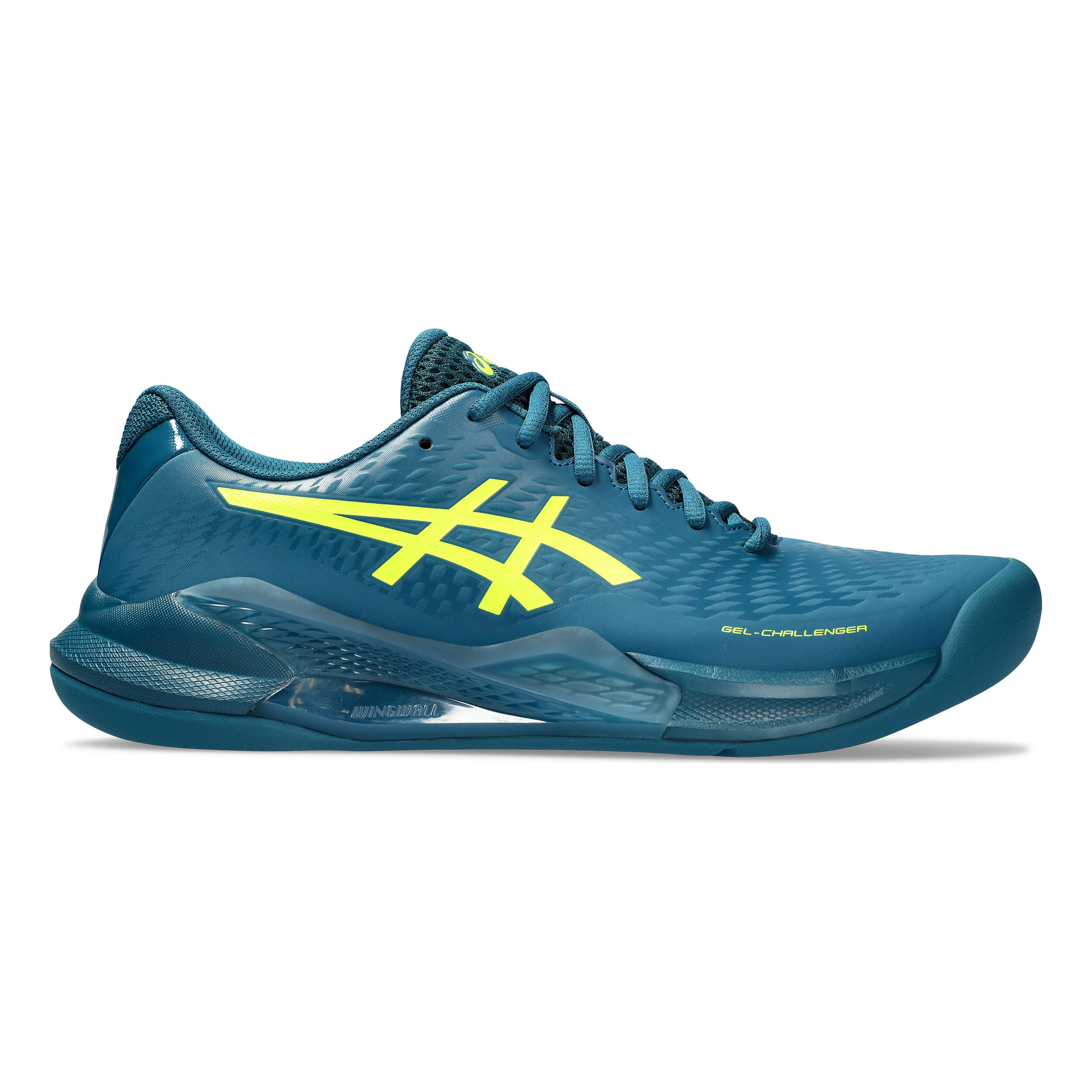 ASICS Gel-Challenger 14 Teppichschuh Herren Petrol, Neongelb online kaufen Tennis Point DE