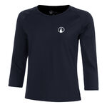 Quiet Please Bekleidung Quiet Please Mixed Longsleeve Damen-Dunkelblau