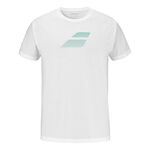 Babolat Bekleidung Babolat Exercise Big Flag T-Shirt Herren-Weiß
