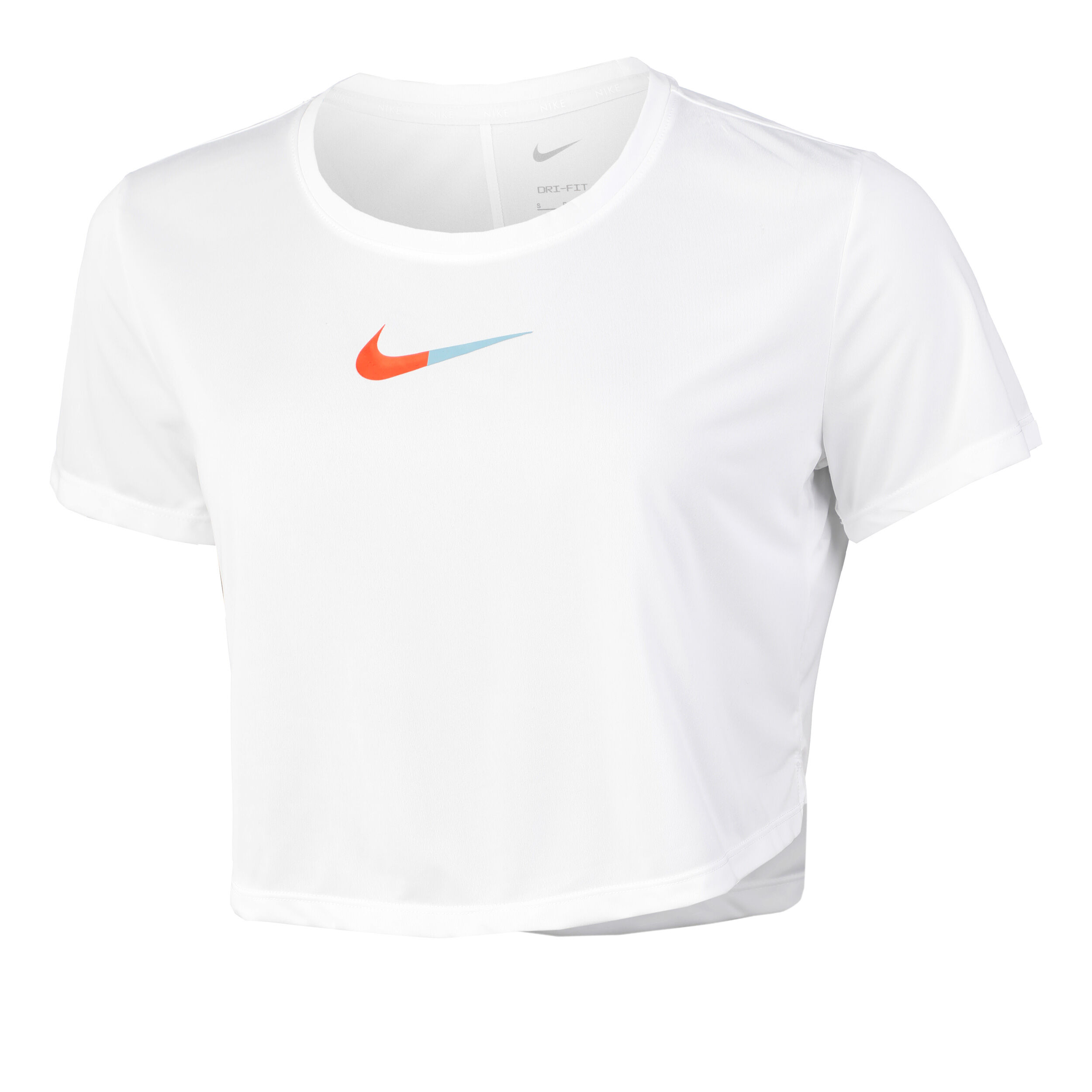 White cropped nike shirt outlet