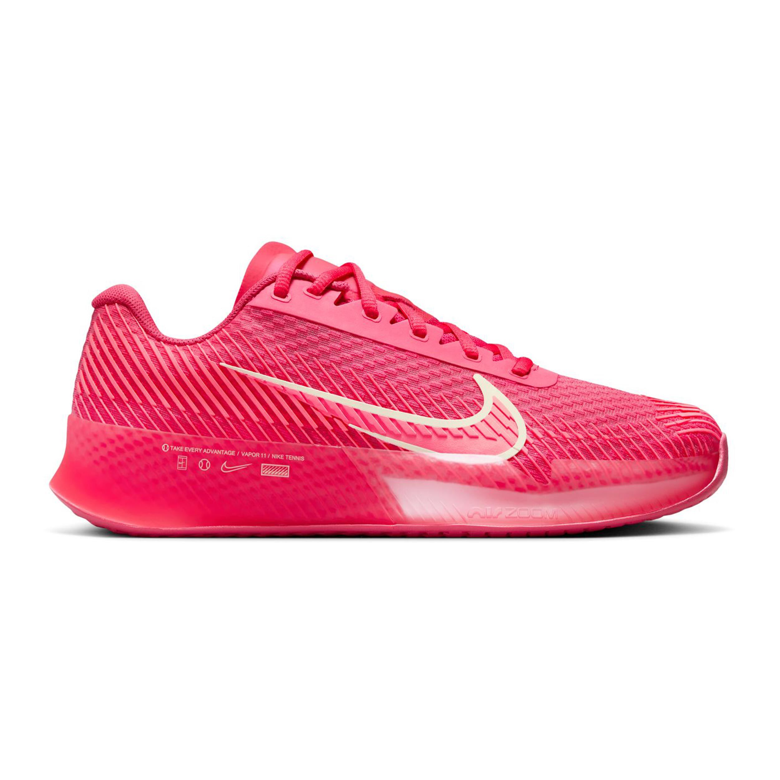 Court Air Zoom Vapor 11 Allcourtschuh Damen Pink WeiB