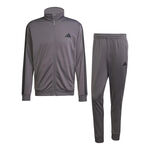 adidas Bekleidung adidas 3Stripes Trainingsanzug Herren-Dunkelgrau