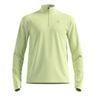 Essential Thermal Midlayer 1/2 Zip Laufshirt Herren - limette, 