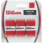 Wilson Overgrips Wilson Profile Overgrip 3er Pack-Rot