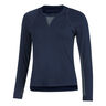 High Low Breezy Longsleeve Damen - dunkelblau, 