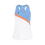 Babolat Bekleidung Babolat Play Tank-Top M&auml;dchen-Wei&szlig;,Hellblau