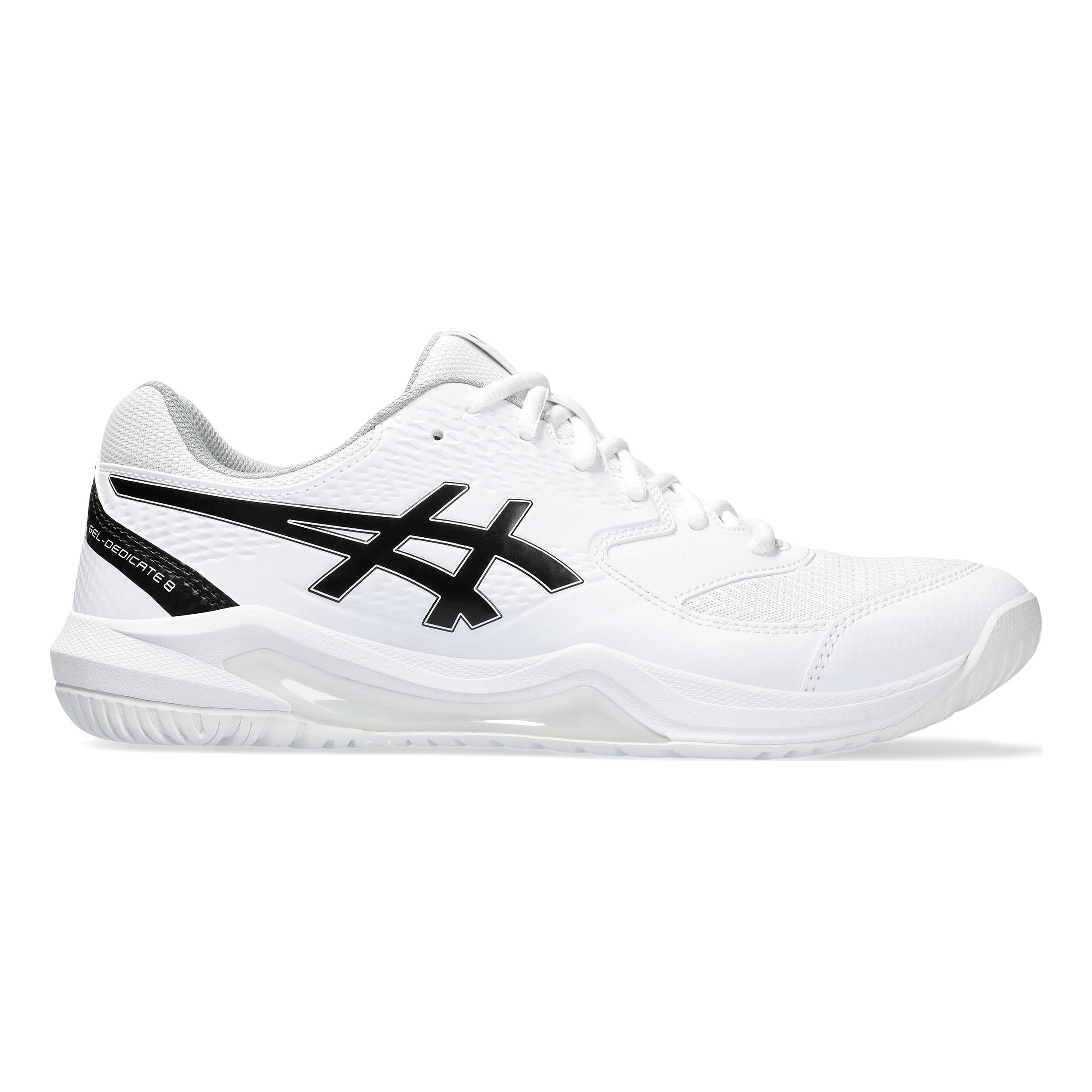 ASICS Gel Dedicate 8 Allcourtschuh Herren WeiB Schwarz online kaufen Tennis Point DE