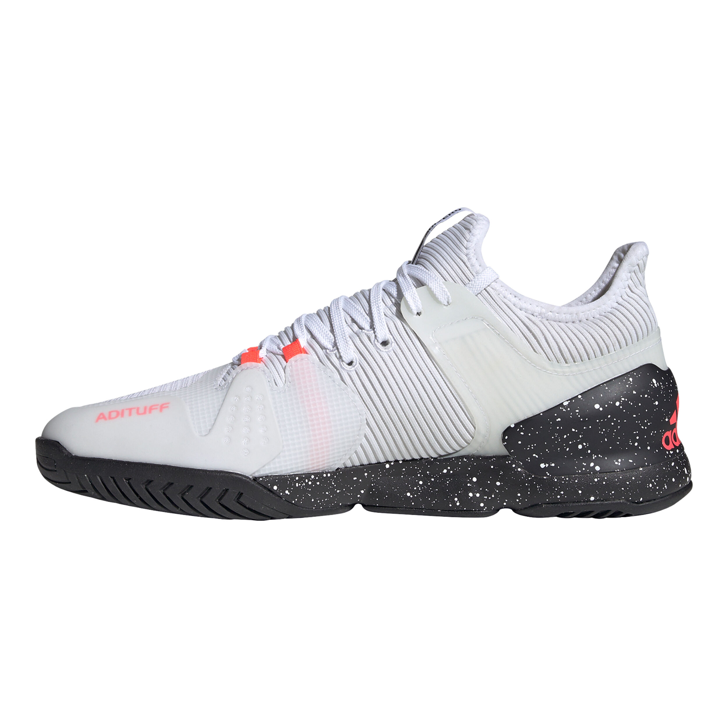 Adidas men's adizero ubersonic 2 tennis shoes white and active red hotsell