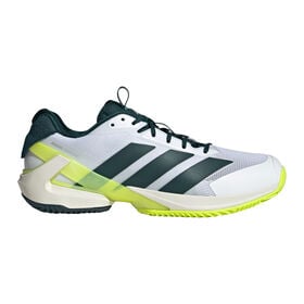 Bild von Adizero Ubersonic 5 Sandplatzschuh Herren-Weiß,Dunkelgrün