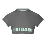 BIDI BADU Bekleidung BIDI BADU Abdominis Crop Move T-Shirt Damen-Grau
