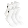 Crew Sportswear Ankle Sportsocken 6er Pack-Wei&szlig;,Schwarz