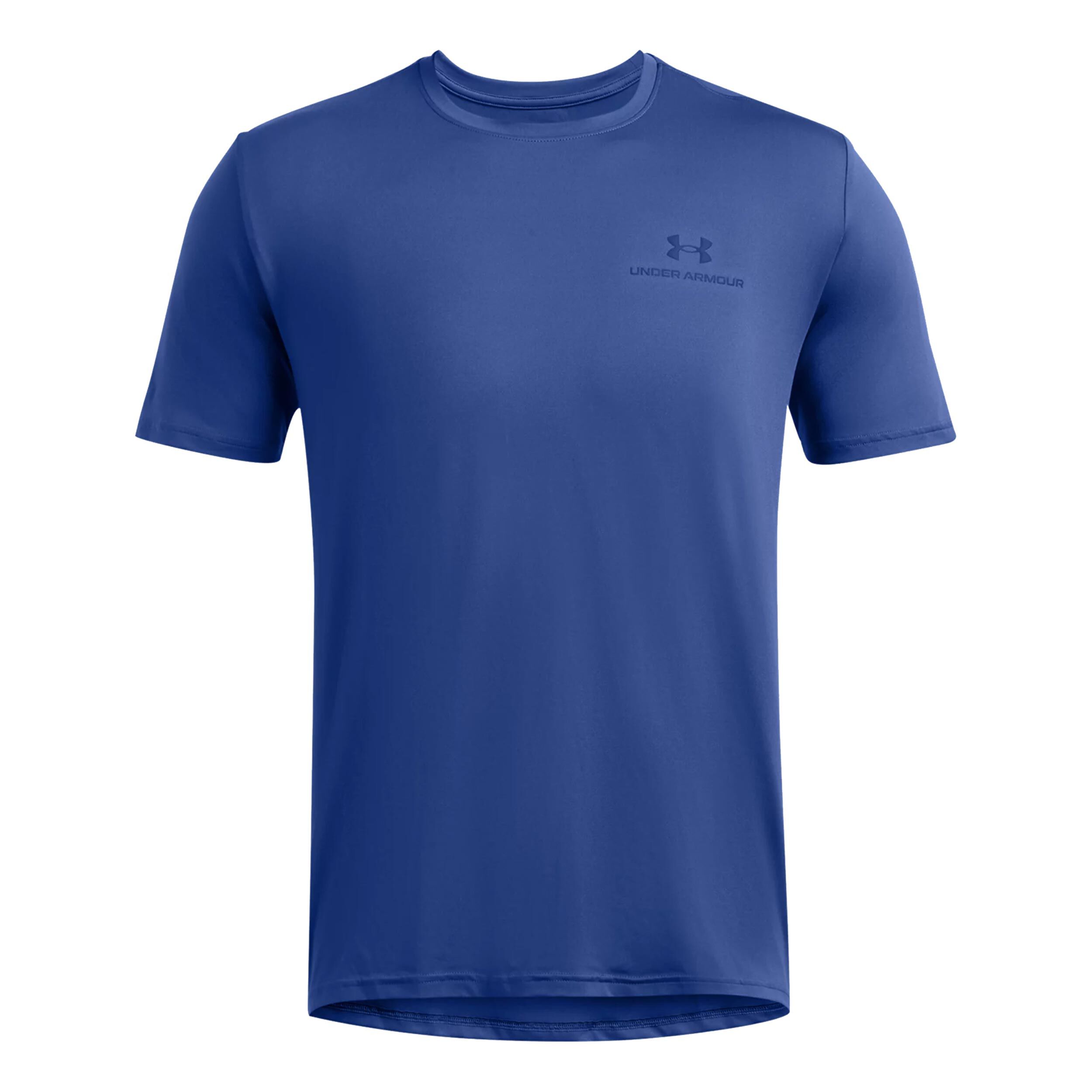 Under armour t shirt blue hot sale