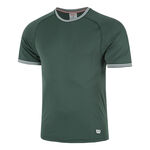 Wilson Bekleidung Wilson Court Performance Crew T-Shirt Herren-Dunkelgrün