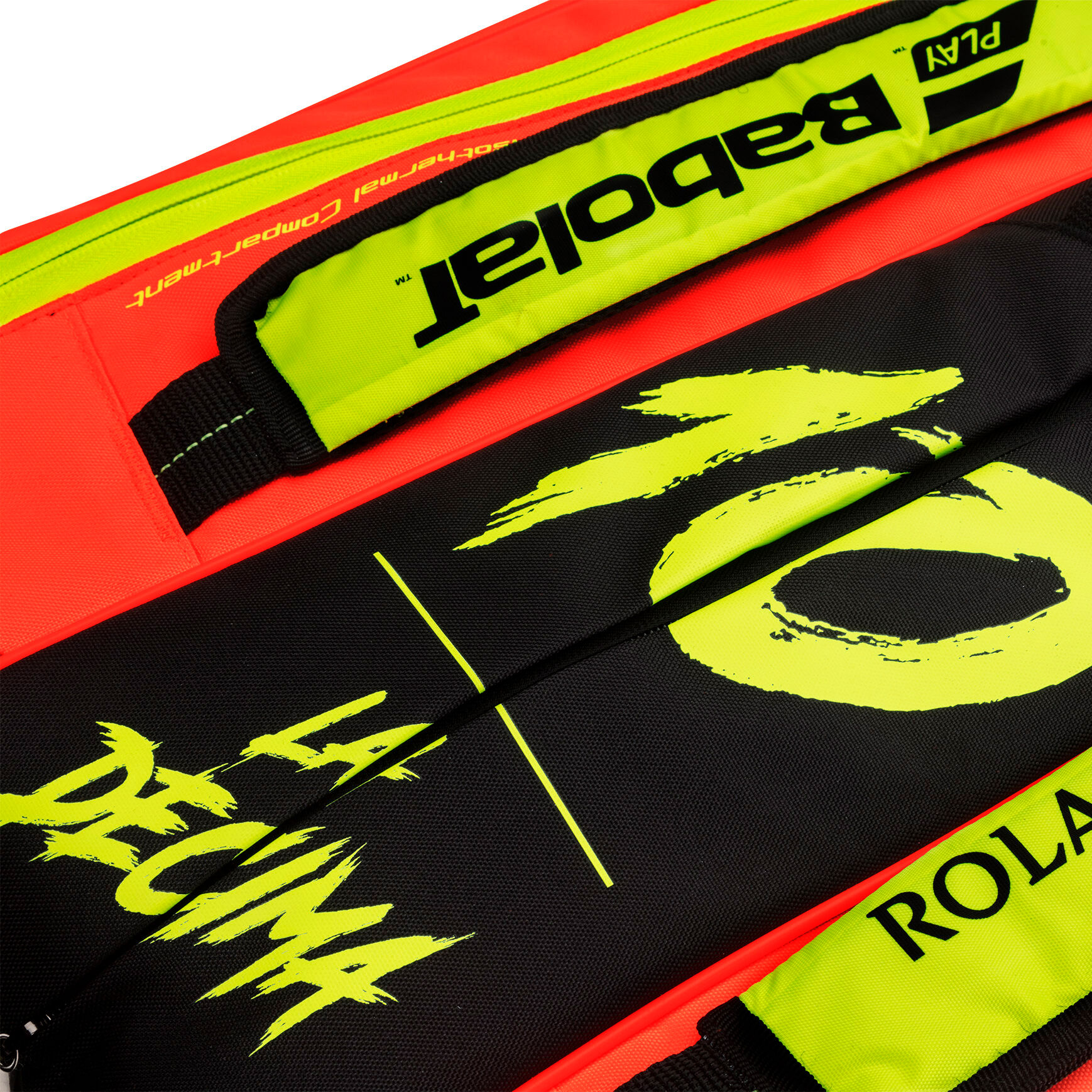 Pure Racket Holder X12 Decima Schlagertasche Rot Gelb
