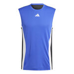adidas Bekleidung adidas Pro Tank-Top Herren - blau, mehrfarbig