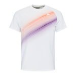 HEAD Bekleidung HEAD Performance T-Shirt Herren-Weiß,Orange