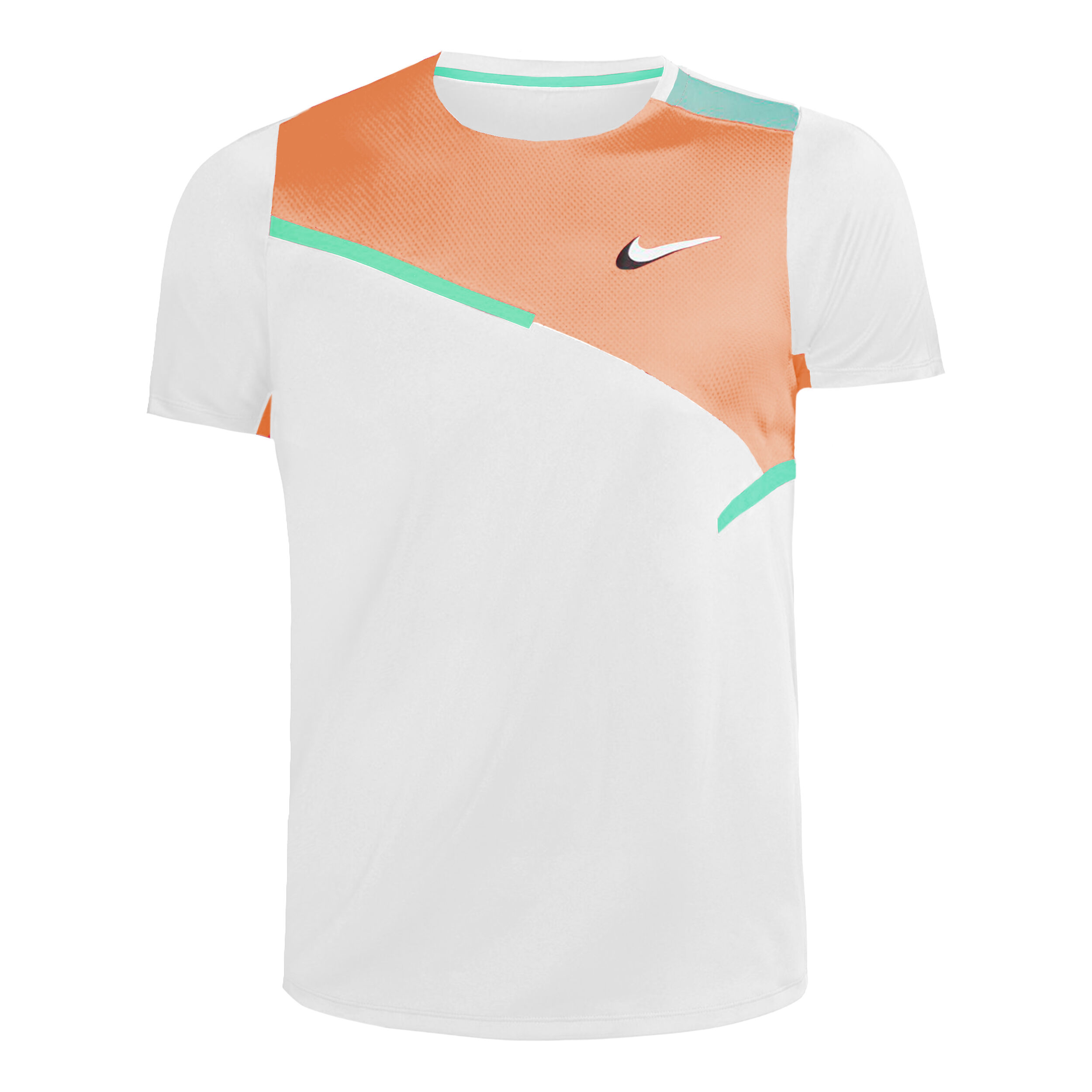 Nike Court Dry Slam T Shirt Herren WeiB Orange online kaufen Tennis Point DE