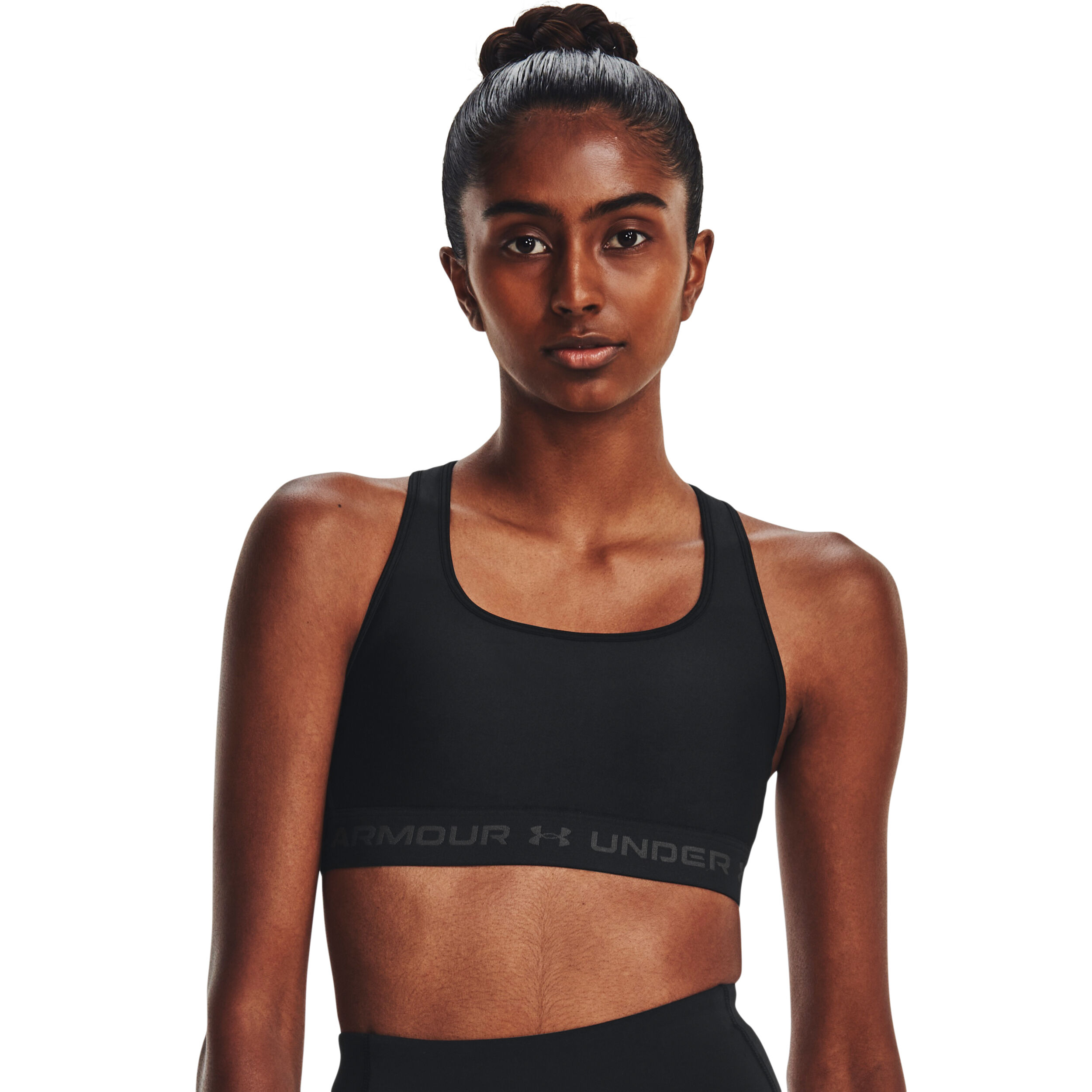 Under Armour Crossback Mid Sport BH Damen Schwarz Grau online kaufen Tennis Point DE