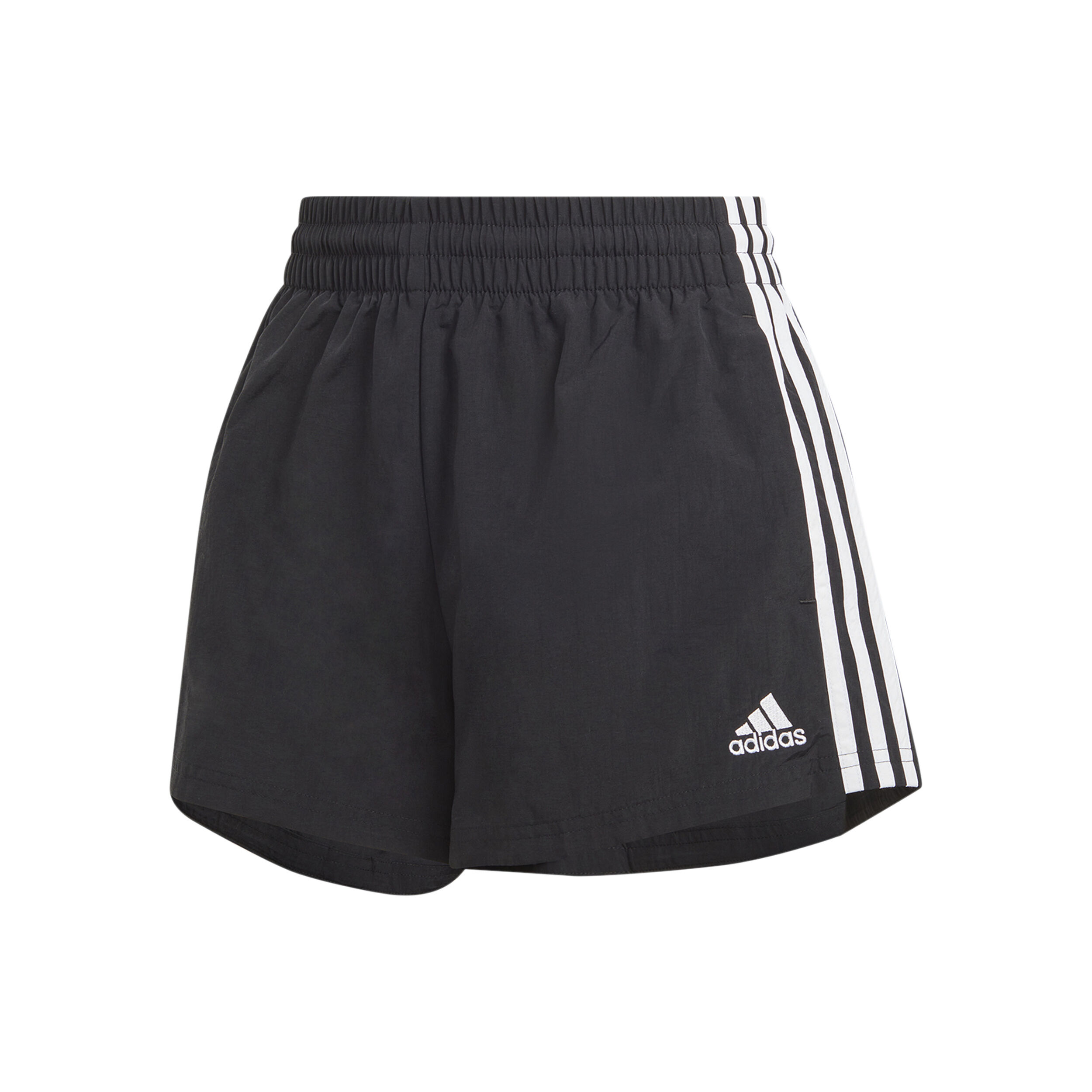 adidas 3 Stripes Woven Shorts Damen Schwarz Wei online kaufen