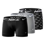 Nike Bekleidung Nike Dri-FIT Essential Micro Trunk Boxer Short 3er Pack Herren-Schwarz,Grau