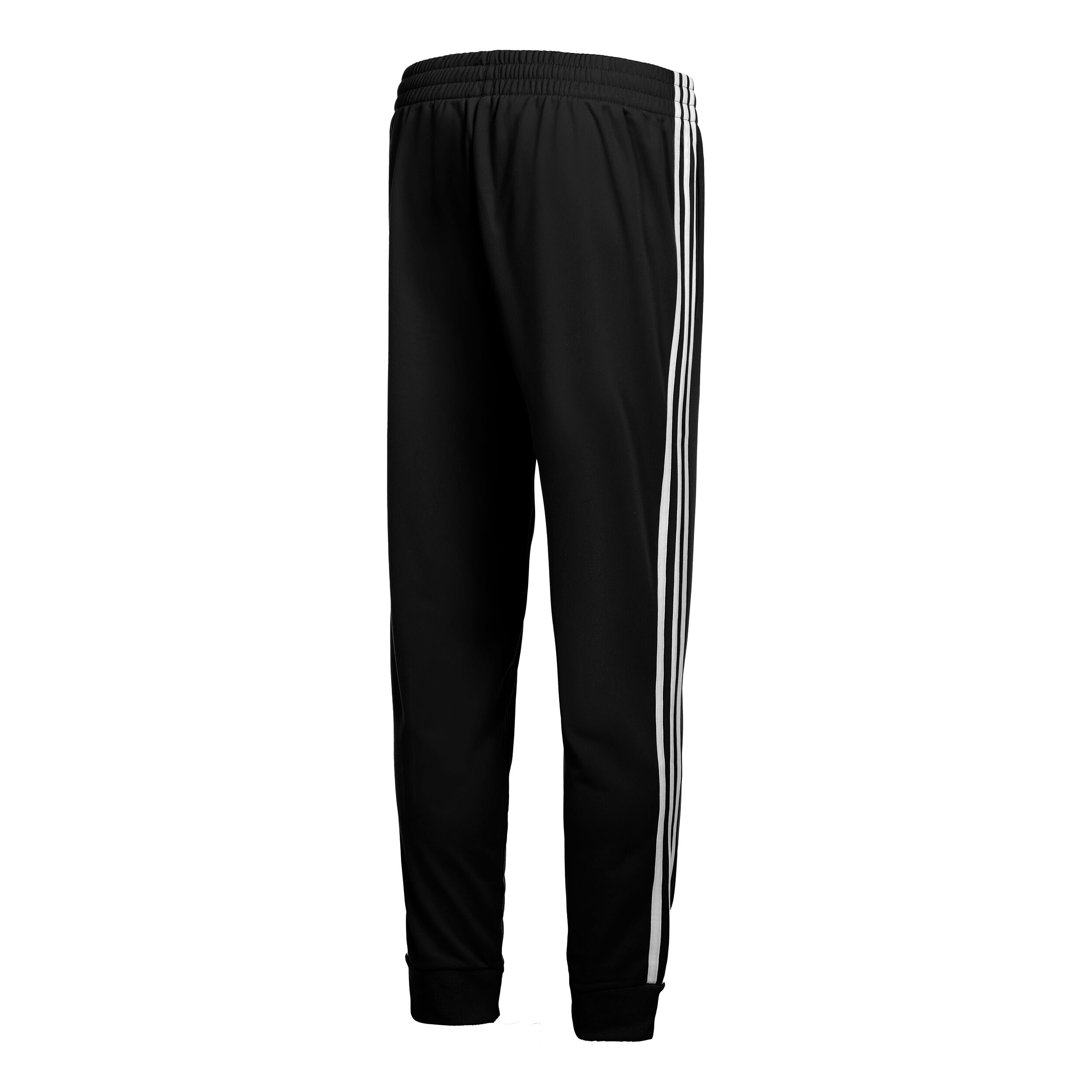 Sportswear Basic 3 Stripes Tricot Trainingsanzug Herren Schwarz WeiB